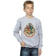 Sweat-shirt enfant Harry Potter Hogwarts Crest Gold Ink