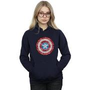 Sweat-shirt Marvel Captain America Pixelated Shield