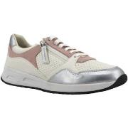 Chaussures Geox Bulmya Sneaker Donna White Rose D36NQB0BC22C1Z8W