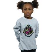 Sweat-shirt enfant Harry Potter Neon Hogwarts Crest