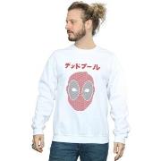 Sweat-shirt Marvel Deadpool Japanese Seigaiha Head