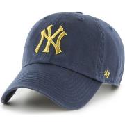 Casquette '47 Brand 47 CAP MLB NEW YORK YANKEES METALLIC CLEAN UP NAVY