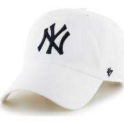 Casquette '47 Brand 47 CAP MLB NEW YORK YANKEES CLEAN UP WHITE