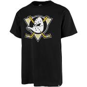 T-shirt '47 Brand 47 NHL TEE ANAHEIM DUCKS PRINT ECHO JET BLACK