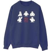 Sweat-shirt Disney Big Hero 6 Baymax Many Poses