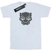 T-shirt Marvel Black Panther Black On Black