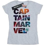 T-shirt Marvel Captain Space Text