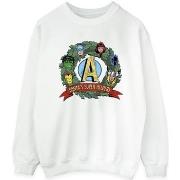 Sweat-shirt Marvel Santa's Super Helpers