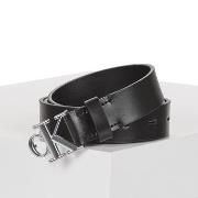 Ceinture Calvin Klein Jeans ROUND MONO PLAQUE LTHRBELT 25MM