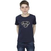 T-shirt enfant Dc Comics Superman Logo Sketch