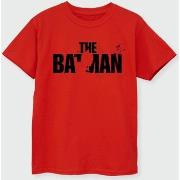 T-shirt enfant Dc Comics The Batman Logo With Silhouette