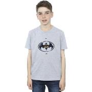 T-shirt enfant Dc Comics The Flash Batman Metal Logo