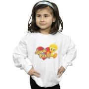 Sweat-shirt enfant Dessins Animés Tweety Pie Valentine's Day Love Bird