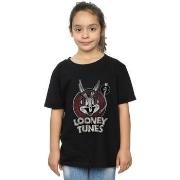 T-shirt enfant Dessins Animés Bugs Bunny Circle Logo