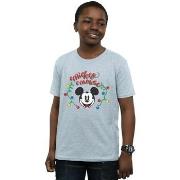 T-shirt enfant Disney Mickey Mouse Christmas Light Bulbs