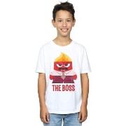 T-shirt enfant Disney Inside Out Anger The Boss