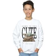 Sweat-shirt enfant Disney The Mandalorian The Cute Side