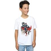 T-shirt enfant Marvel Falcon Evolution