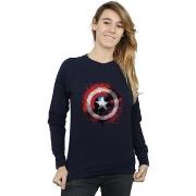 Sweat-shirt Marvel Avengers Captain America Art Shield