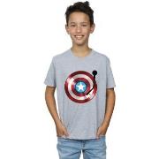 T-shirt enfant Marvel Captain America Turntable