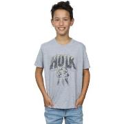 T-shirt enfant Marvel Hulk Punch Logo