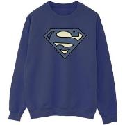 Sweat-shirt Dc Comics Superman Indigo Blue Logo