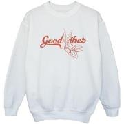 Sweat-shirt enfant Dessins Animés Bugs Bunny Good Vibes