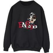 Sweat-shirt Dessins Animés Bugs Taz England