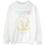 Sweat-shirt Dessins Animés Tweety Glitch