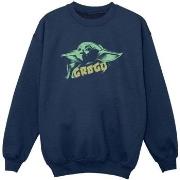 Sweat-shirt enfant Disney The Mandalorian Grogu The Child Splat