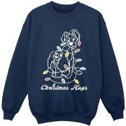 Sweat-shirt enfant Disney Lady And The Trump Christmas Hugs