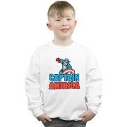 Sweat-shirt enfant Marvel Captain America Pixelated
