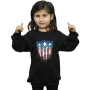 Sweat-shirt enfant Marvel Captain America Flag Shield