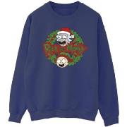 Sweat-shirt Rick And Morty Christmas Wreath