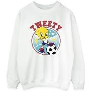 Sweat-shirt Dessins Animés Tweety Football Circle