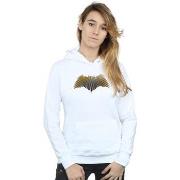 Sweat-shirt Dc Comics Justice League Movie Batman Logo Textured