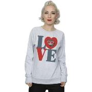 Sweat-shirt Dc Comics Chibi Catwoman Love