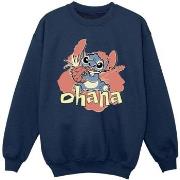 Sweat-shirt enfant Disney Lilo And Stitch Ohana Pineapple