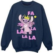 Sweat-shirt enfant Disney Lilo Stitch Angel Fa La La