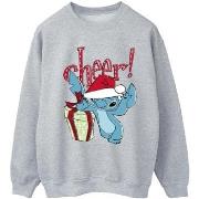 Sweat-shirt Disney Lilo And Stitch Cheer