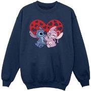 Sweat-shirt enfant Disney Lilo Stitch Hearts