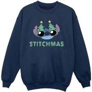 Sweat-shirt enfant Disney Lilo Stitch Stitchmas Glasses