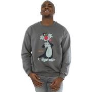 Sweat-shirt Dessins Animés Sylvester Distressed