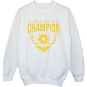 Sweat-shirt enfant Dc Comics Wonder Woman Play Like A Champion