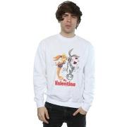 Sweat-shirt Dessins Animés Bugs Bunny And Lola Valentine's Day