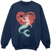 Sweat-shirt enfant Disney The Little Mermaid Love Daddy
