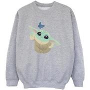 Sweat-shirt enfant Disney The Mandalorian Butterfly Catching