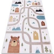 Tapis Rugsx Tapis FUN Polar pour enfants rues, forêt, 200x290 cm