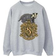 Sweat-shirt Harry Potter Hufflepuff Sketch Crest