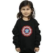 Sweat-shirt enfant Marvel Captain America Pixelated Shield